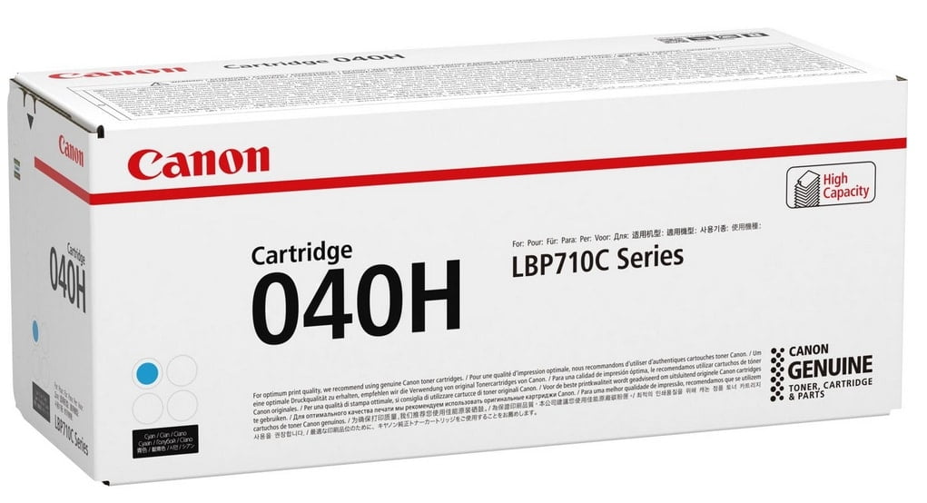Canon 040HC High Yield Toner cartridge Cyan