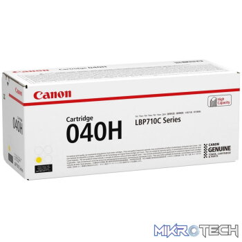 Canon 040HY High Yield Toner cartridge Yellow