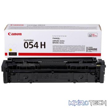 Canon 054H High Yield Yellow Laser Toner cartridge