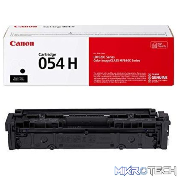 Canon 054H High Yiled Black Laser Toner cartridge Canon 054H High Yiled Black Laser Toner cartridge