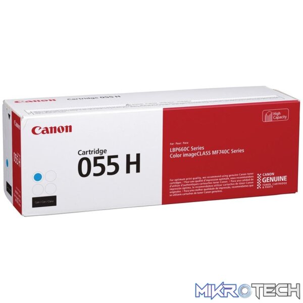 Canon 055 Cyan Laser Toner cartridge - Image 2