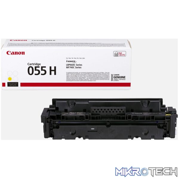 Canon 055 Yellow Laser Toner cartridge - Image 2