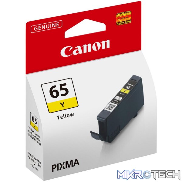 Canon CLI-65 Y Yellow Ink cartridge Canon CLI-65 Y Yellow Ink cartridge