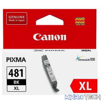 Canon CLi-481Bk XL black ink cartridge - 3120 pages yield