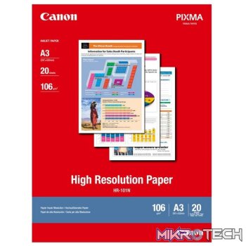 Canon HR-101N A4 High Resolution Matte finish Paper - 50sheets