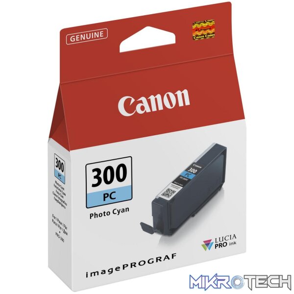 Canon PFI-300 PC Photo Cyan Ink Tank Canon PFI-300 PC Photo Cyan Ink Tank