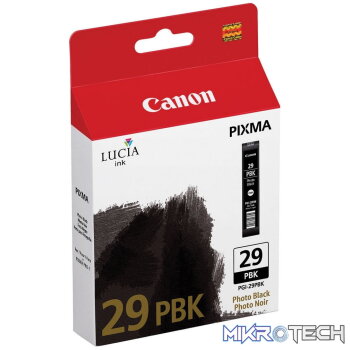 Canon PGi-29PBK Photo BlacK ink cartridge for pixma Pro-1