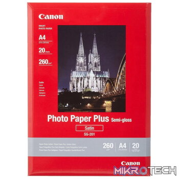 Canon SG-201 10"x12" photo paper plus semi-glossy - 20sheets