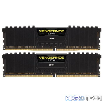 Corsair Vengeance Lpx 32Gb (16Gb x 2) DDR4-2400 (pc4-19200) CL16 1.2v Desktop Memory Module with Black low-profile heatsink