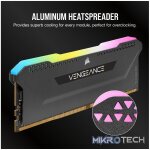 Corsair Vengeance RGB Pro SL 32GB (2x16GB) DDR4-4000 CL18 1.35V 288pin Memory kit Black - Image 4