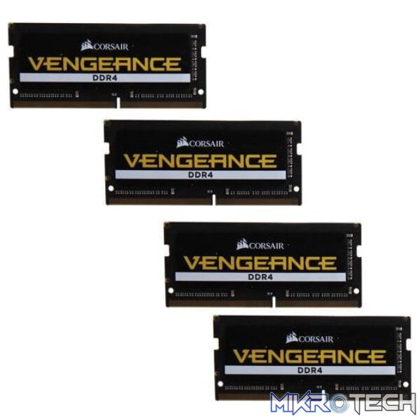 Corsair venGeance 8Gb x4 kit Ddr4-3600 SO-dimm 260 pin (pc4-28800) CL16 1.35V memory Corsair venGeance 8Gb x4 kit Ddr4-3600 SO-dimm 260 pin (pc4-28800) CL16 1.35V memory