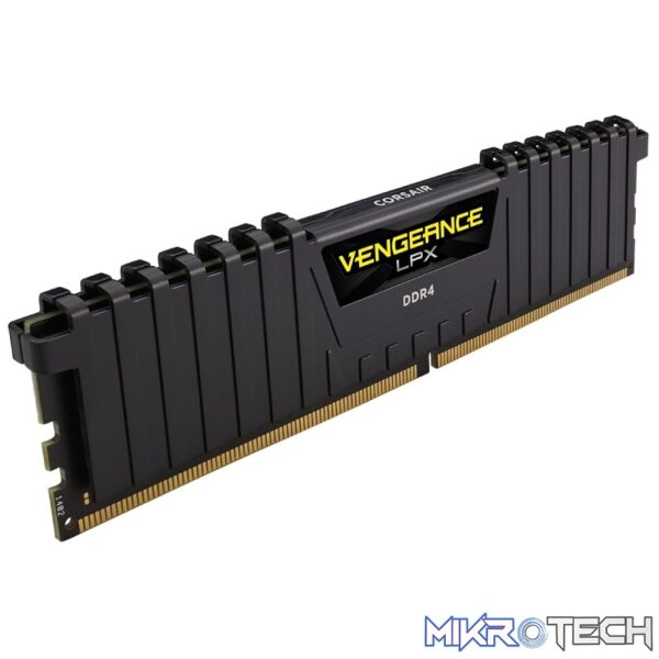 Corsair vengeance Lpx 8Gb x 2 kit Ddr4-4133 1.35V CL19 288pin Memory with blacK low-profile heatsink + memory cooler - Image 2