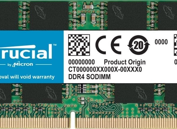 Crucial 16GB DDR4-3200 260 pin CL22 1.2V SO-DIMM Notebook Memory