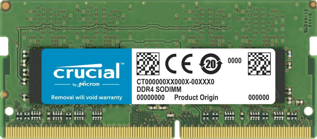 Crucial 32GB DDR4-2666 1.2V CL19 260 pin SO-DIMM Notebook Memory