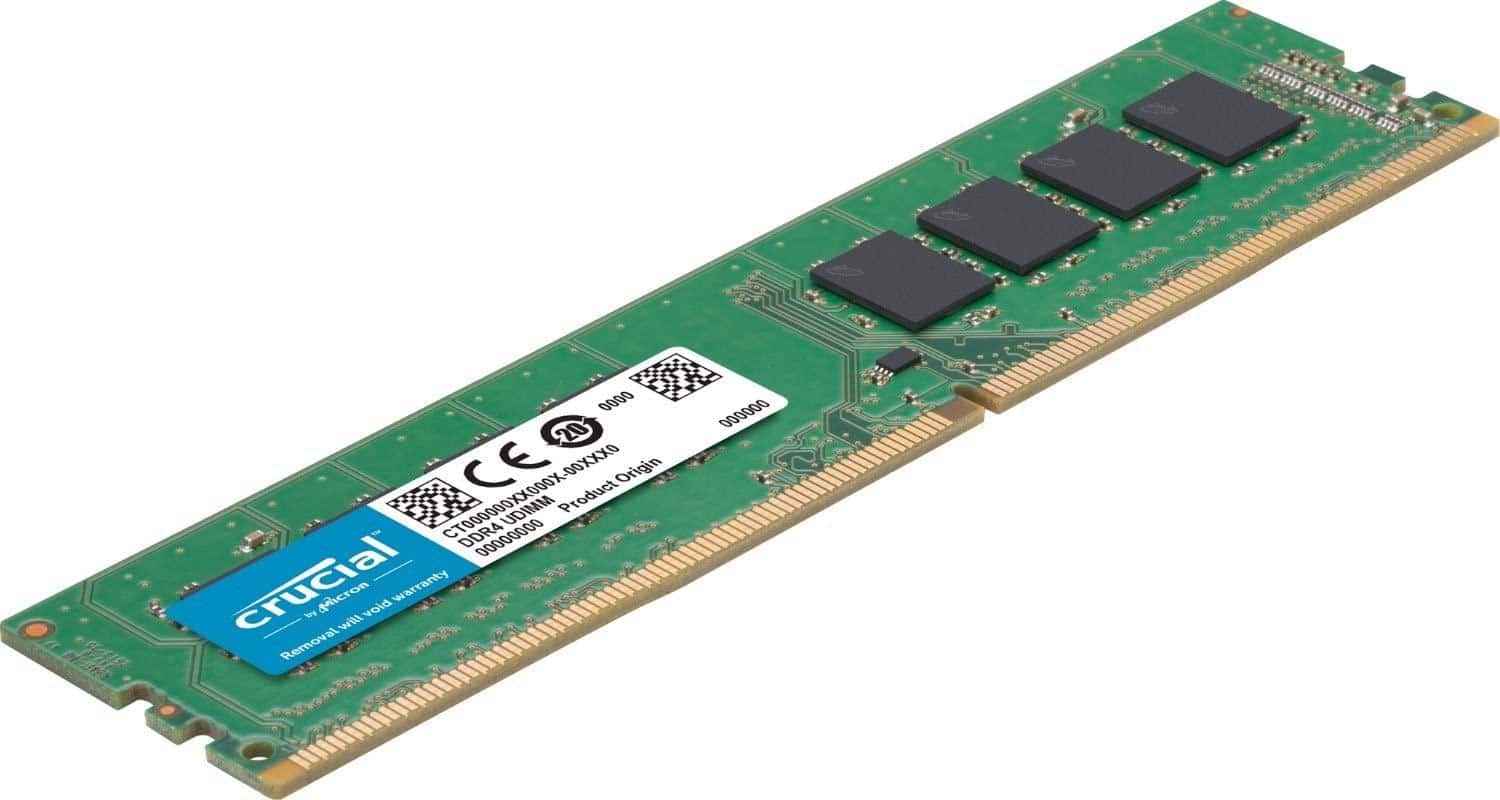 Crucial 32GB DDR4-3200 CL22 1.2 V 288pin Desktop Memory - MikroTech