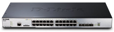 D-Link 20-port 10/100/1000 and 4 SFP Combo Ports
