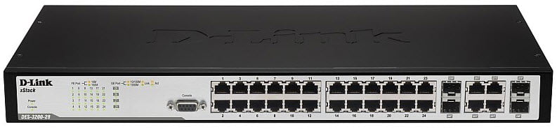 D-Link DES-3200-28 24-port L2 10/100 Mbps xStack Switch