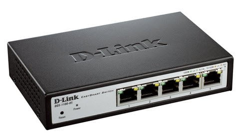D-Link DGS-1100-05 Easy Smart L2 managed switch
