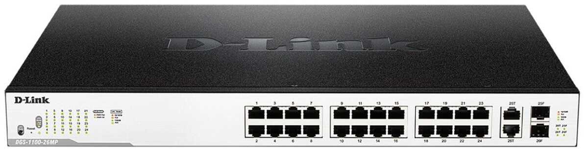 D-Link DGS-1100-26MP Metro Poe managed switch with PoE (Order on request)