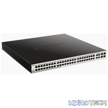 D-Link DGS-1210-52MPP 48x gigabit + 4x combo Metro Poe managed switch with PoE (Order on request)