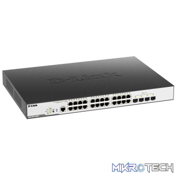D-Link DGS-3000-28XMp Metro Poe L2 managed stackable switch with PoE (Order on request)
