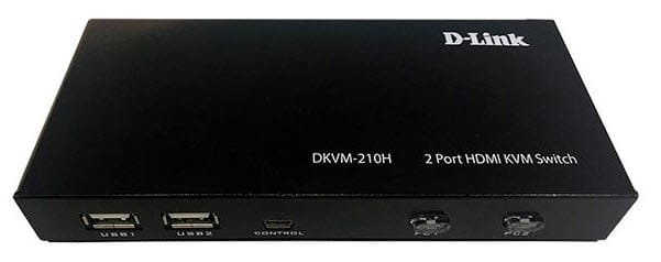 D-link DKVM-210H 2-Port KVM Switch with HDMI and USB Ports