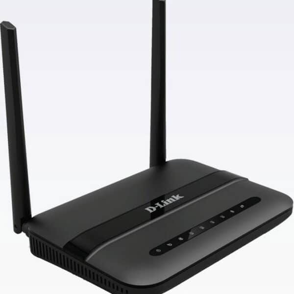 D-link DSL-124 ADSL2+ Modem + Wireless Router