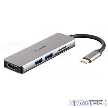 D-link DUB-M530 5-in-1 USB-C Hub with HDMI and SD/microSD Card Reader