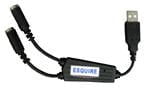 Esquire USB Adapter For 2 Keyboard Device