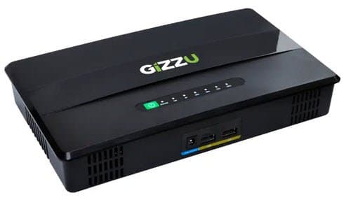 GIZZU Black 100W 46Wh 14400mAh Mini POE DC UPS