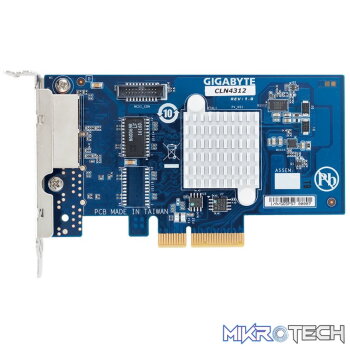 Gigabyte CLN4312 pci-Express 2.0 (4x) Dual-port gigabit LAN server adapter