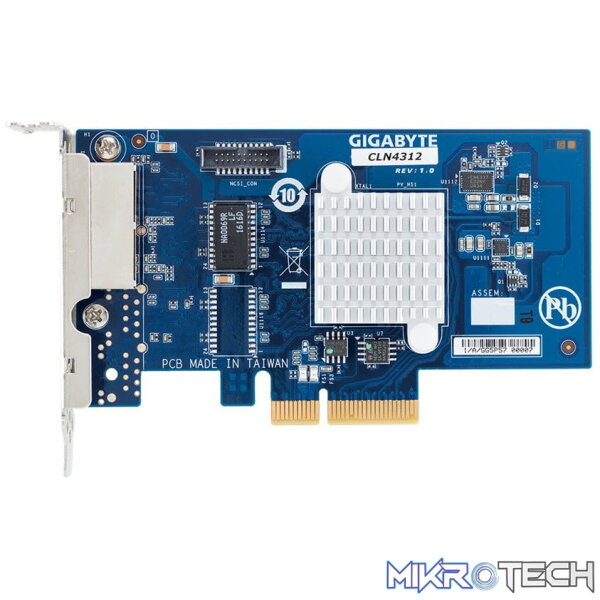 Gigabyte CLN4312 pci-Express 2.0 (4x) Dual-port gigabit LAN server adapter Gigabyte CLN4312 pci-Express 2.0 (4x) Dual-port gigabit LAN server adapter