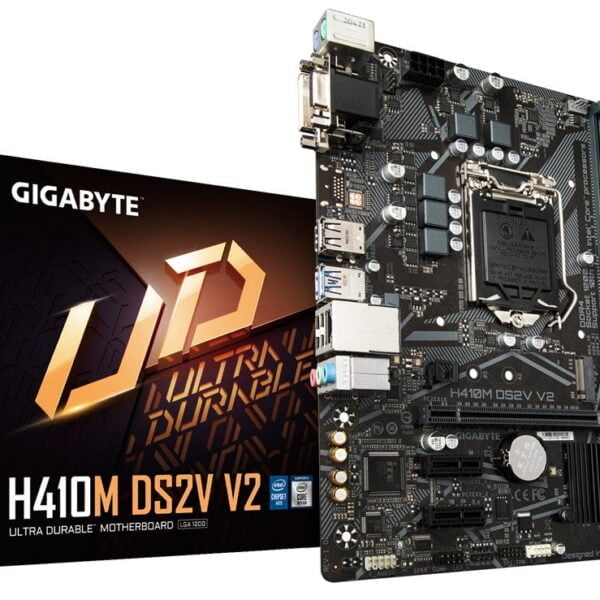 Gigabyte H410M DS2V V2 H470 Express Chipset LGA 1200 Micro ATX Motherboard