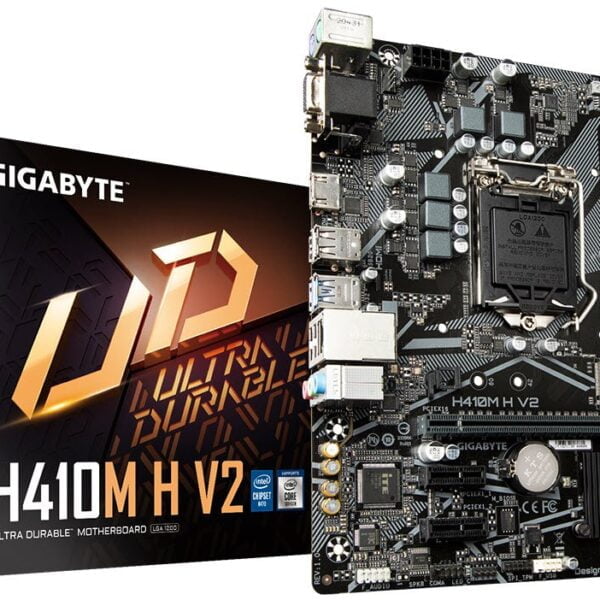 Gigabyte H410M H V2 H470 Express Chipset LGA 1200 Micro ATX Motherboard