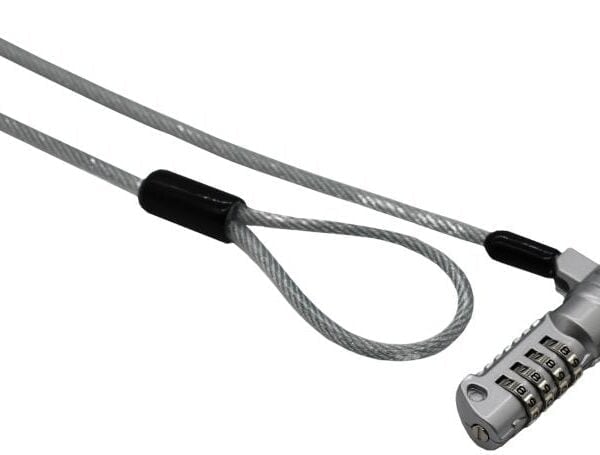Gizzu nano security cable with combination lock