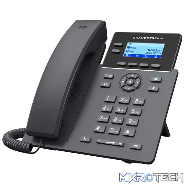 Grandstream GRP2602P 2 line desk phone with POE - Image 3