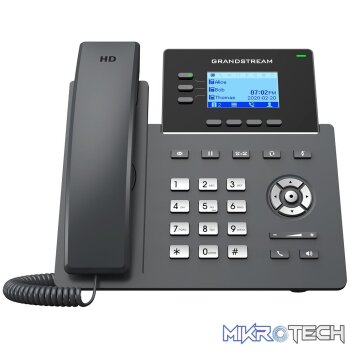 Grandstream GRP2603P 3 line Gigabit carrier desk phone with PoE