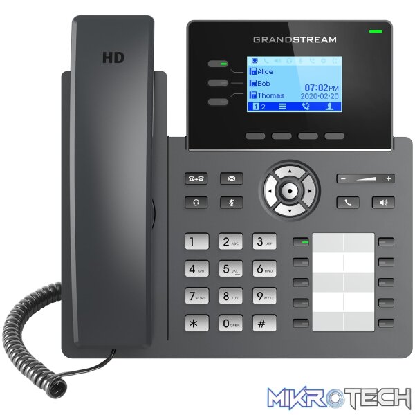 Grandstream GRP2604P 3-line Gigabit carrier phone - Image 4