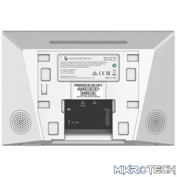 Grandstream GSC3570 SIP Touch Screen Intercom Speaker / Microphone - Image 2