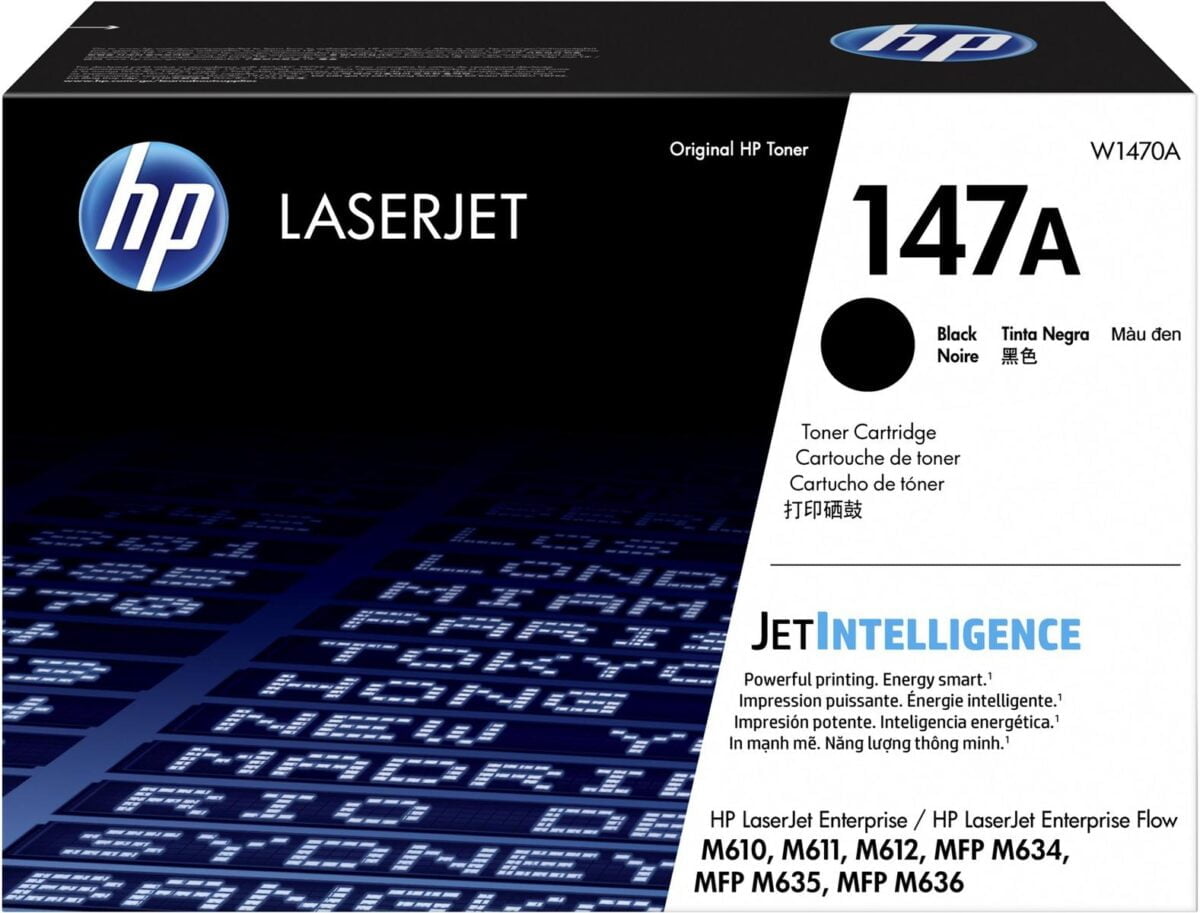 HP 147X Black High Yield LaserJet Toner cartridge