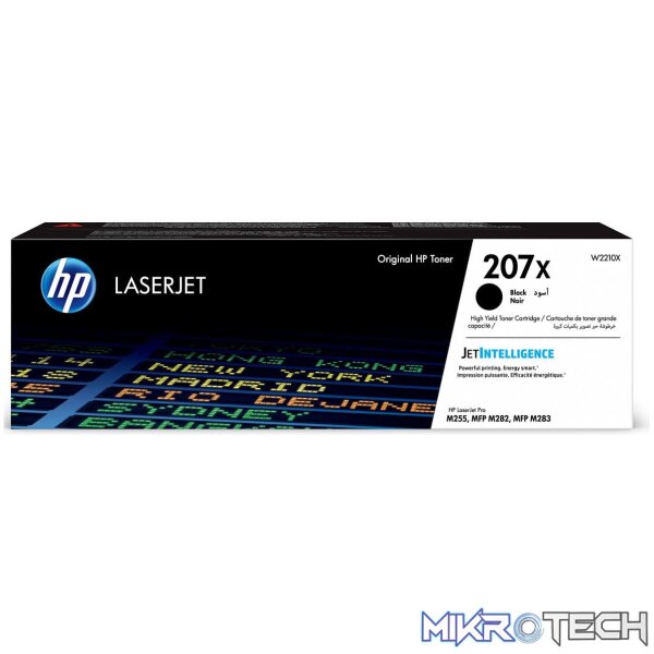 HP #207X Black Laserjet Toner Cartridge HP #207X Black Laserjet Toner Cartridge