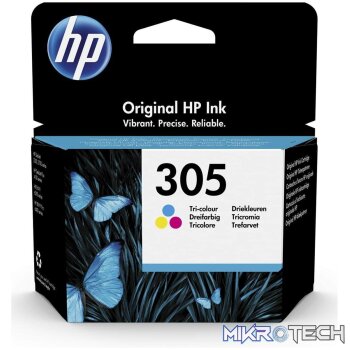 HP 305 Tri-color Original Ink Cartridge