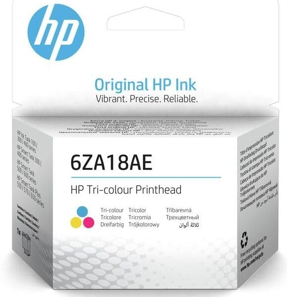 HP 6ZA18AE Tri-Colour Printhead