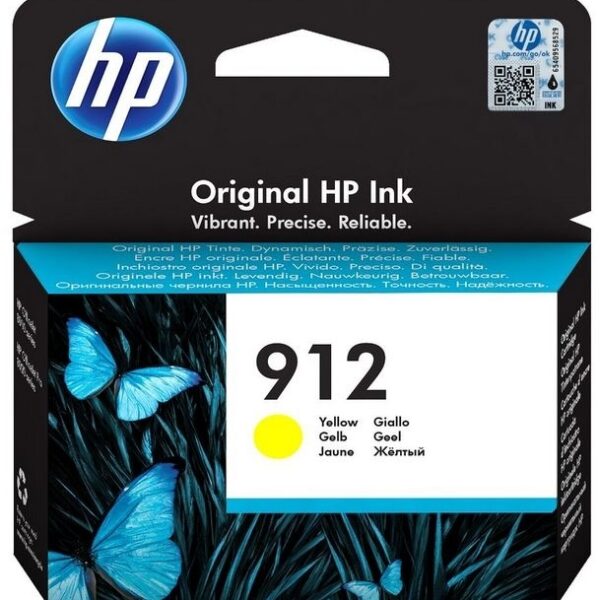 HP #912XL High Yield Yellow Original Ink Cartridge