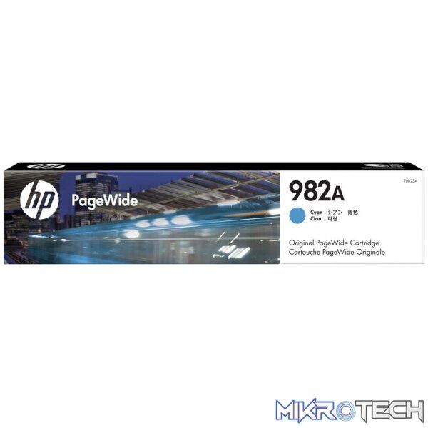 HP 982A Cyan Original PageWide Cartridge HP 982A Cyan Original PageWide Cartridge