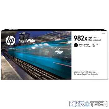 HP 982X High Yield Black Original PageWide Cartridge