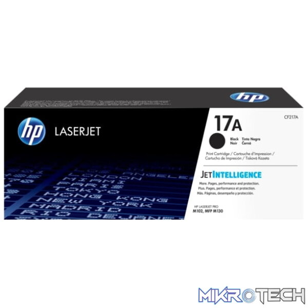 HP CF217A no.17a black toner HP CF217A no.17a black toner