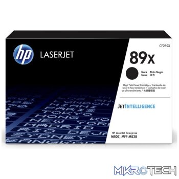 HP CF289X no.89X Black Toner Cartridge (Order on request)