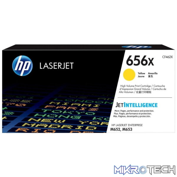 HP CF462X no.656x Yellow Toner cartridge (Order on request) HP CF462X no.656x Yellow Toner cartridge (Order on request)