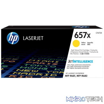 HP CF472X 657X high yield Yellow Toner cartridge (Order on request)